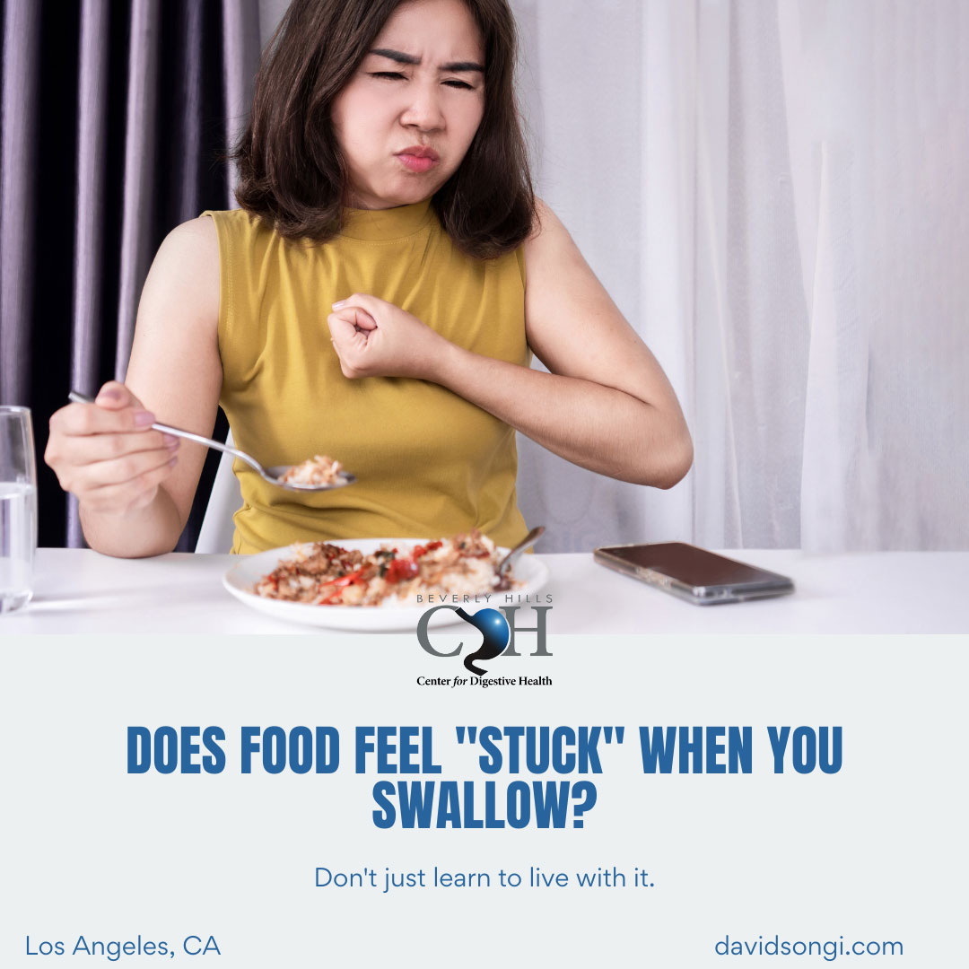 Does Food Feel "Stuck" When You Swallow?